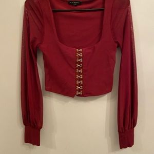 LA Hearts Cropped Top